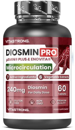 Vitastrong Diosmin PRO - 60 Tabletten, Unterstützung der Mikrozirkulation