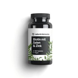 natural elements Biotin mit Selen & Zink