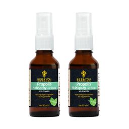 BEE&YOU Propolis Tinktur, Propolis Spray mit Menthol & Honig, Mundspray, Halsspray