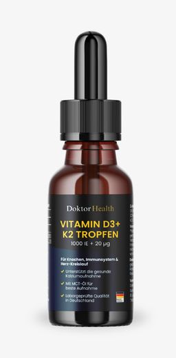 Doktor Health Vitamin D3 + K2 Tropfen