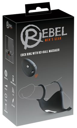 Rebel - Hodenvibrator mit Penis- und Hodenring
