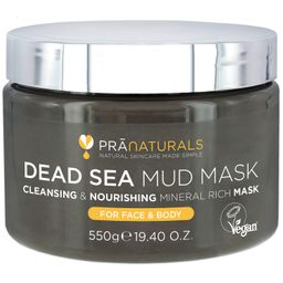 PraNaturals natürliche Gesichts- und Körpermaske mit Schlamm aus dem Toten Meer