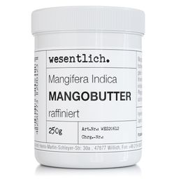 wesentlich. Mangobutter, raffiniert