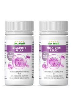 Dr. Hall Melatonin Relax, 2er Pack