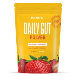 BRAINEFFECT Daily Gut Pulver Erdbeere