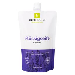 GREENDOOR Flüssigseife Nachfüllpackung Lavendel