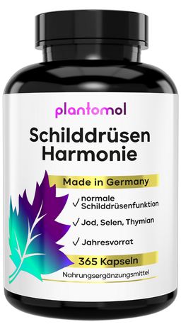 plantomol® Jod Selen Komplex bei Schilddrüsenunterfunktion - Schilddrüsen Harmonie
