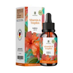 Vitamin A 1700 Tropfen Augenvitamine hochdosiert Vegan Retinol 50 ml Augenweide NATURTREU®
