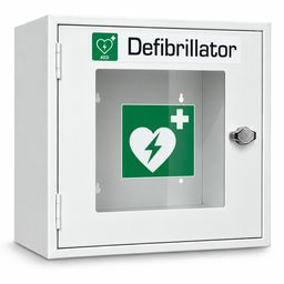 FAP First Aid Products - Universal AED Metallschrank für Defibrillatoren