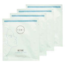 TEMT ME TIME Cleansing Sheet Mask - Aktivkohle-Reinigung für klare Haut