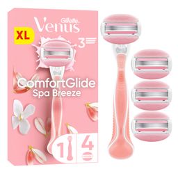 Gillette Venus - Damennassrasierer "Comfortglide Spa Breeze" + 4 Ersatzklingen