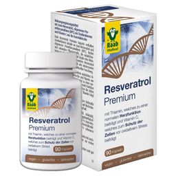Raab Resveratrol Premium mit OPC Kapseln  500 mg 90Kaps.