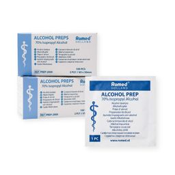 Romed Alkoholtupfer, 65 x 30 mm, 2-lagig