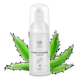 Lovely Wimpernpflege Shampoo Schaumreiniger für Wimpern Aloe Vera