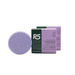 R5 Feste Haarspülung, 2 Stück, natürlichen Ursprungs, Blumiger Duft,Hergestellt in Italien