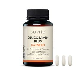 sovita Glucosamin Plus Kapseln – mit Chondroitin, Vitaminen, Zink & Mangan