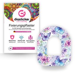 Diasticker® Omnipod Fixiertapes "Butterfly Kiss"