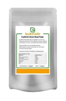 buXtrade Erythritol Stevia Puder