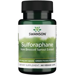 Swanson, Broccoli Sprout Extract (Brokkolisprossen) mit Sulforaphan,vegane Kapseln,Vegetarisch