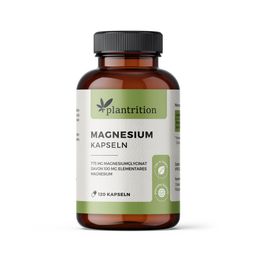 Magnesium Bisglycinat Kapseln hochdosiert 2325mg pro Dosis Magnesiumglycinat plantrition