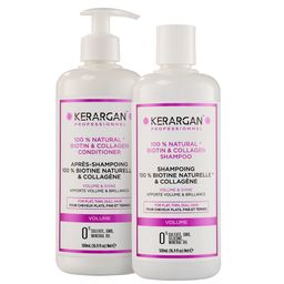 Kerargan - Duo Volumen Shampoo & Spülung mit Biotin & Kollagen