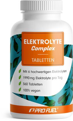 ProFuel - Elektrolyte-Tabletten - 1990 mg Elektrolyte pro Tag