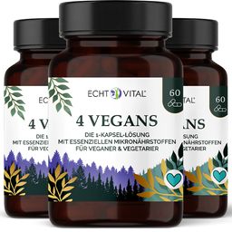 Echt Vital 4 Vegans - Die 1 Kapsel-Lösung
