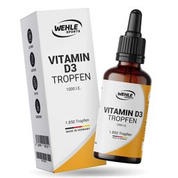 Wehle Sports Vitamin D3 1000 IE pro Tropfen