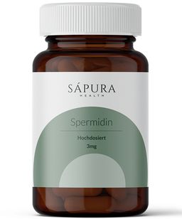 Spermidin Kapseln 3mg | Hochdosiert | SAPURA®