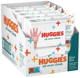 Huggies Feuchttücher Baby Wipes All Over Clean Monatsbox