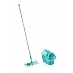 Leifheit Reinigungs-Set Combi Clean micro duo, Bodenwischer, Eimer, Pressaufsatz
