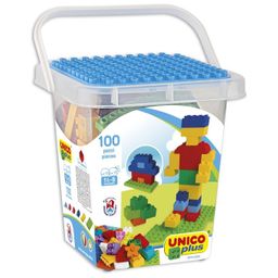 Unico Bausteine 100 Teile im Eimer 41009675