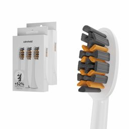 Zahnheld Bürstenkopf Pro X-Clean weiß (6 Stück) - effektive Zahnreinigung
