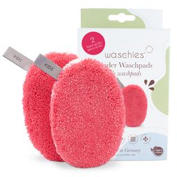 waschies supersofte Waschpads für Babys & Kinder 2er-Set Pink