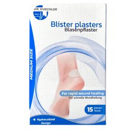 Dr.Kuechler Medical Blasenpflaster Medium Size, 7x4,4cm Hydrocolloid, für schnellere Wundheilung