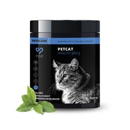 Peticare Senior Pulver für Katzen, fördert Vitalität & Beweglichkeit im Alter