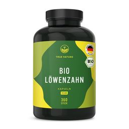 TRUE NATURE® Bio Löwenzahn Kapseln - 1500mg Löwenzahnextrakt hochdosiert (Löwenzahnwurzelextrakt)