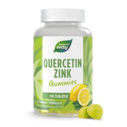 Quercetin Zink Gummies I 125 mg Quercetin I Zitronen-Geschmack I vegetarisch I 60 Stk