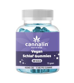 Cannalin - CBD Schlafgummis mit Melatonin - 15 mg CBD
