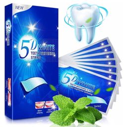 P-beauty 5D White Strips Zahnaufhellungstreifen Weiße Zähne Bleaching