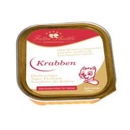 Nassfutter für Katzen Schale Krabben