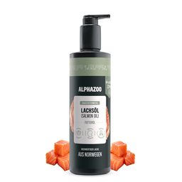 alphazoo Premium Lachsöl für Hunde 500 ml