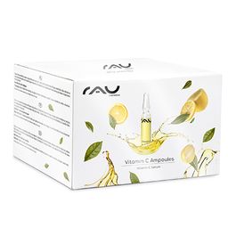 RAU Cosmetics Vitamin C Ampullen - schützendes Serum für einen strahlenden, ebenmäßigeren Teint