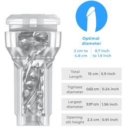 Kiiroo - Kristall - Pocket Feel Masturbator