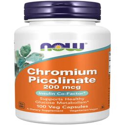 NOW FOODS Chrompicolinat 200 mcg