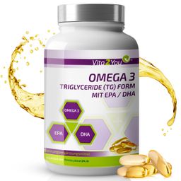 Vita2You Omega 3 - 1000mg - Triglyceride Form - EPA & DHA