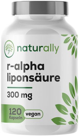 naturally R Alpha Liponsäure | 300 mg hochdosiert, hoch Bioverfügbar