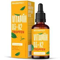 BRAINEFFECT Vitamin D3+K2 Tropfen