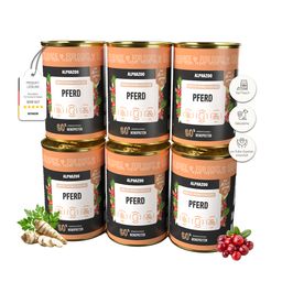 Monoprotein Pferd Nassfutter für Hunde