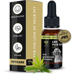 Peticare 10% CBD Öl für Hunde – Mit Vitamin D1 & E1